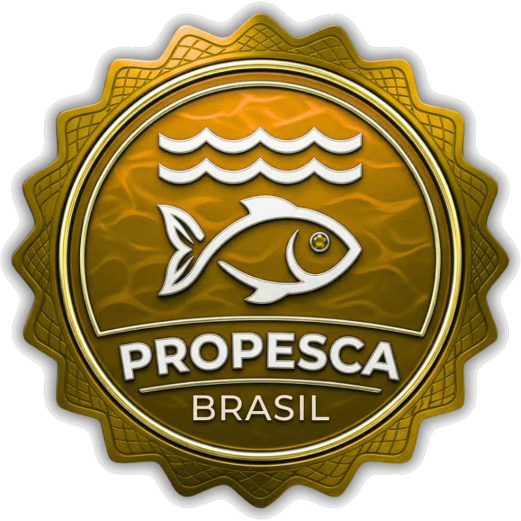 Selo dourado do ProPesca Brasil.